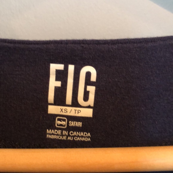 FIG safari midi sleeveless cowl neck blue dress XS - Picture 4 of 7